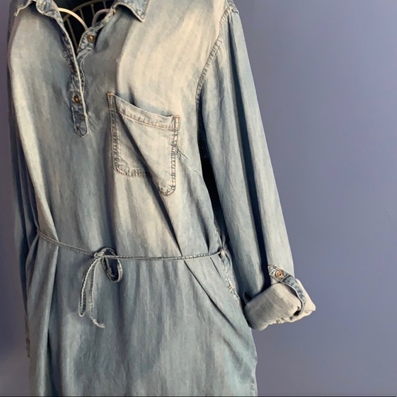 Denim Shirt Dress - Picture 4 of 4